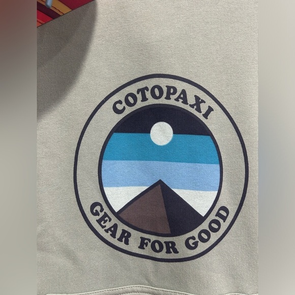 Cotopaxi Men's M Medium Sunny Side Pullover Hoodie Grey SilverSweatshirt NWT - Picture 4 of 14